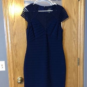 Adrianna Papell navy cross Dress size 12